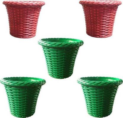SUNSHINE Bonesai model Flower pot Plant Container Set (Plastic) Plant Container Set