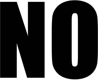 NO | Wall Art Poster Fine Art Print