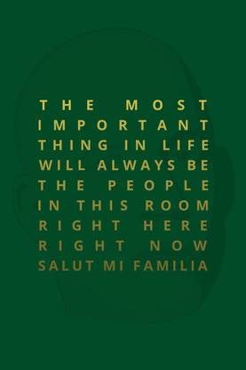 Fast And Furious Family Quote Green | Wall Art Poster Fine Art Print