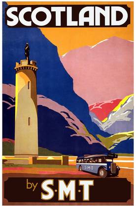 Scotland SMT Poster Fine Art Print