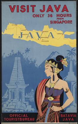 Visit Java Poster Fine Art Print