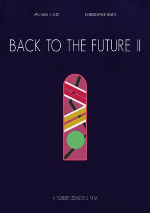 Back To The Future Minimal Art | Wall Art Poster Fine Art Print