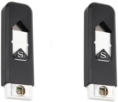 TROST Flameless Rechargeable Electronic USB Cigarette Lighter(PACK OF 2) USB Mini Electronic Windproof Cigarette Lighter