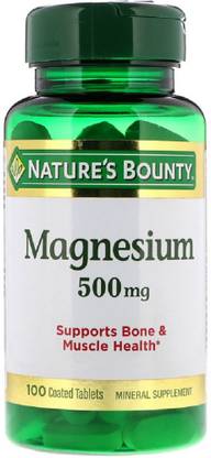 Nature's Bounty Nature's Bounty, Magnesium