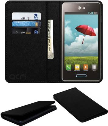 ACM Flip Cover for Lg Optimus L5 Ii E450