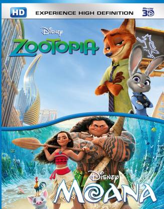 Moana & Zootopia - 3D BD