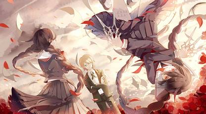 Athah Anime Danganronpa Genocide Jack Tōko Fukawa Byakuya Togami 13*19 inches Wall Poster Matte Finish Paper Print