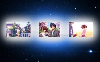 Athah Anime Clannad Nagisa Furukawa Tomoya Okazaki Ushio Okazaki 13*19 inches Wall Poster Matte Finish Paper Print