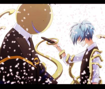 Athah Anime Assassination Classroom Nagisa Shiota Koro-sensei 13*19 inches Wall Poster Matte Finish Paper Print