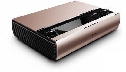 JMGO Ultra Short Laser LED 3D 4K Smart Projector 2500 ANSI Lumens 1080P Native 300" Home Cinema (2500 lm / Wireless / Remote Controller) Portable Projector