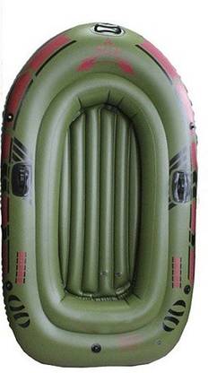 A-man Traders Inflatable Rubber Dinghy Boat Kit with Oars, Rope & Pump Kit Inflatable Kayak Water Raft