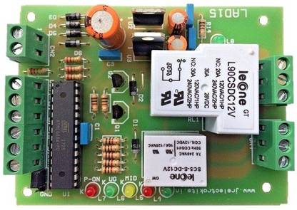 JR Electrokits Fully Automatic Water Level Controller With Under Ground Tank Level Protection, Works With All Types Of Pump Starter, 12Vdc/Ac Security Circuit and Motion Detector Electronic Hobby Kit