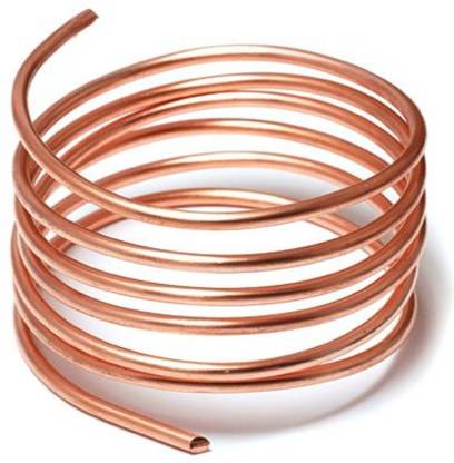 ART IFACT 8 Gauge - 1 Meter of Copper Wire (4.064 mm Diameter) - Dead soft - 99.9% Pure Copper Wire - Without Enameled - DIY Jewellery & Artistic