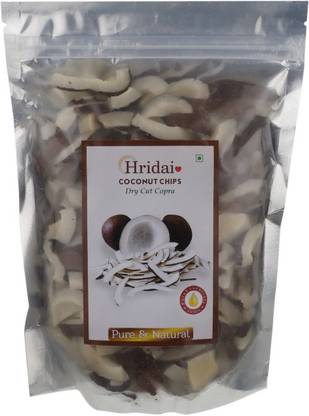Hridai Coconut Chips Dry Cut Copra 300 gms Coconut