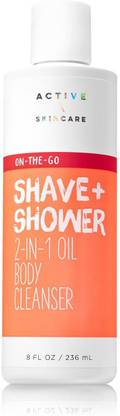 BATH & BODY WORKS Shave + Shower 2-in-1 Oil Body Cleanser - 236ml (8oz)