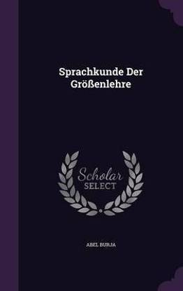 Sprachkunde Der Groessenlehre