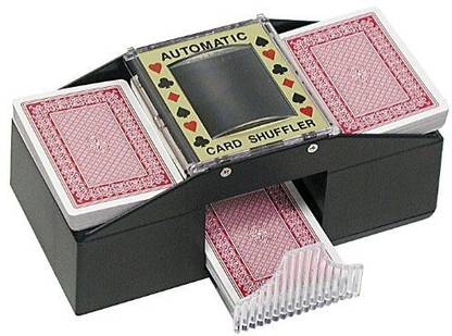 Bismaadh CARD SHUFFLER/ AUTOMATIC 2 PLAYING CARD SHUFLER/ PLAYING CARD ACCESSORY