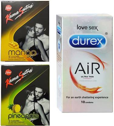 DUREX AiR Mango Pineapple PassionRaja.com Combo (16 Condoms) Condom