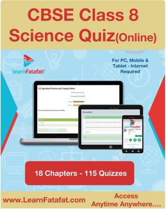 LearnFatafat CBSE Class 8 Science Online Quiz Course