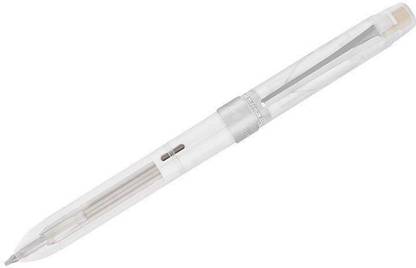 PLATINUM Multi Function Pen White Transparent Mechanical Pencil