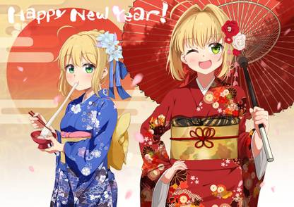 Athah Anime Fate/Grand Order Fate Series Nero Claudius Saber Alter 13*19 inches Wall Poster Matte Finish Paper Print