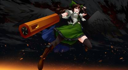 Athah Anime Touhou Utsuho Reiuji 13*19 inches Wall Poster Matte Finish Paper Print