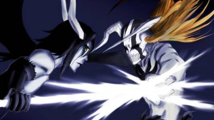 Athah Anime Bleach Ichigo Kurosaki Ulquiorra Cifer 13*19 inches Wall Poster Matte Finish Paper Print
