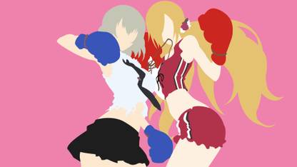 Athah Anime Good Luck Girl! Ichiko Sakura Momiji Binboda Binbougami ga! Minimalist 13*19 inches Wall Poster Matte Finish Paper Print