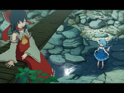 Athah Anime Touhou Reimu Hakurei Cirno 13*19 inches Wall Poster Matte Finish Paper Print