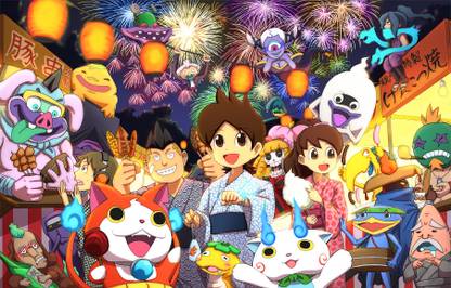 Athah Anime Yokai Watch 13*19 inches Wall Poster Matte Finish Paper Print