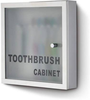 IMPULSE Bathroom Cabinet for Hold Toothbrush Stainless Steel Wall Shelf