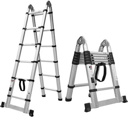 Auslese Double sided Telescopic ladder 3.8 Meter Aluminium Ladder