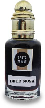ASHTAAROMAS Pure Deer Musk Attar 8ml with Unique Basket Packaging Herbal Attar