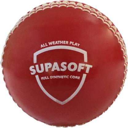 SG Syntetic Cricket Ball Supasoft, Red Cricket Training Ball