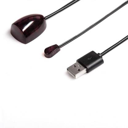 DazzelOn  TV-आउट केबल Infrared Remote Extender Cable 10 Feet -ir extender for cable box Hidden IR Repeater System with 1 Emitters 1 Receiver