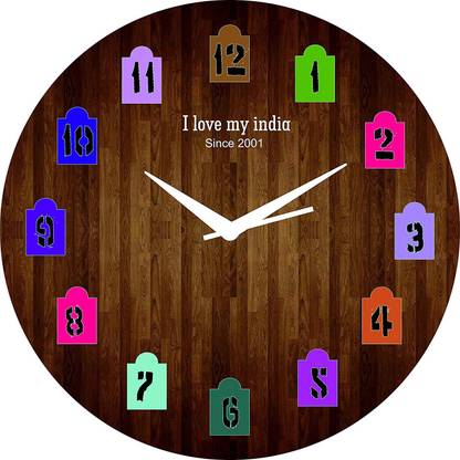 clock Analog 6 cm X 30 cm Wall Clock