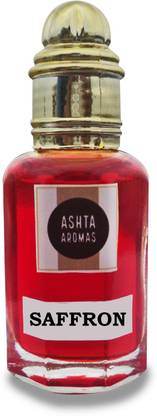 ASHTAAROMAS Pure Saffron Attar 15ml with Unique Basket Packaging Herbal Attar