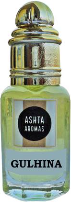ASHTAAROMAS Pure Gulhina Attar 15ml with Unique Basket Packaging Herbal Attar