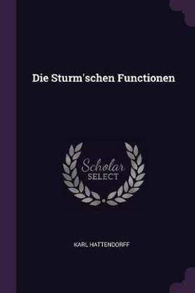 Die Sturm'schen Functionen