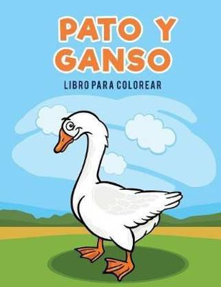 Pato y ganso libro para colorear