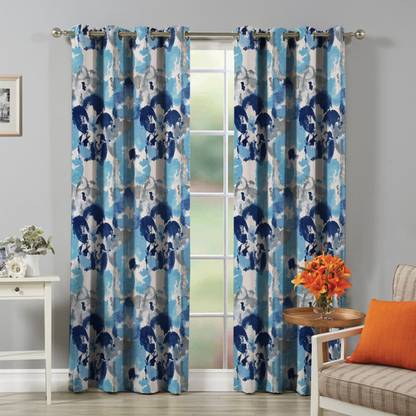 SOUMYA 217 cm (7 ft) Cotton Door Curtain Single Curtain