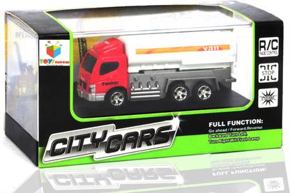 Toys Bhoomi 1:64 Scale Mini RC Cars Mini City Vehicles Tanker Van Truck Remote Control Car Toy for Kids