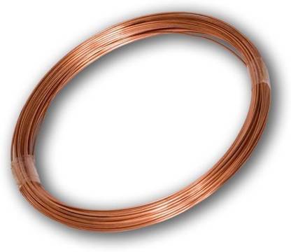 ART IFACT 20 Meters Copper Wire - 24 SWG (0.559 mm Diameter) - Dead soft - 99.9% Pure Copper Wire - Without Enameled - DIY Artistic
