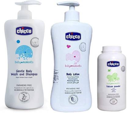 चिको Baby Lotion 500ml,Baby Shampoo500ml,Baby Powder 150g combo pack