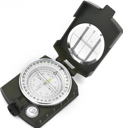 CASON Waterproof Army Metal Lensatic Prismatic Navigator For Directions Military Compass