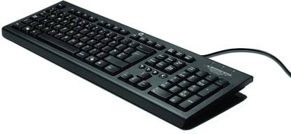 HP WZ972AA#ABA Wired USB Standard Desktop Keyboard Compatible with Desktop, Laptop, Mac