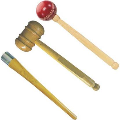Raider Cricket Bat Grip Cone + Ball Mallet+ Wood Bat Mallet