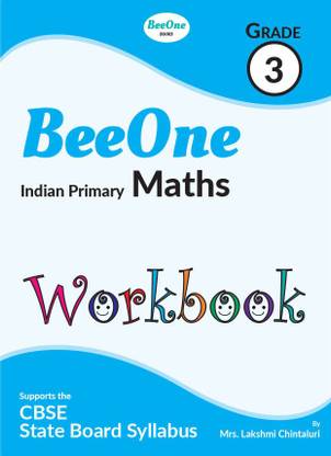 Beeone Indian Primary Maths Workbook Grade 3  - CBSE Grade 3 Math Workbook