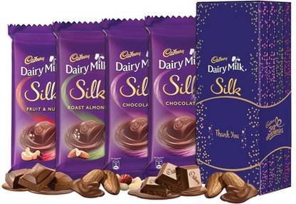 Cadbury Dairy Milk Silk Thank You Library Gift Pack, 574g Bars