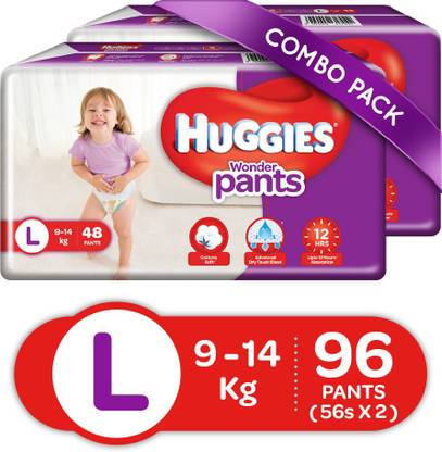 Huggies Wonder Pants Large Size Diapers - L